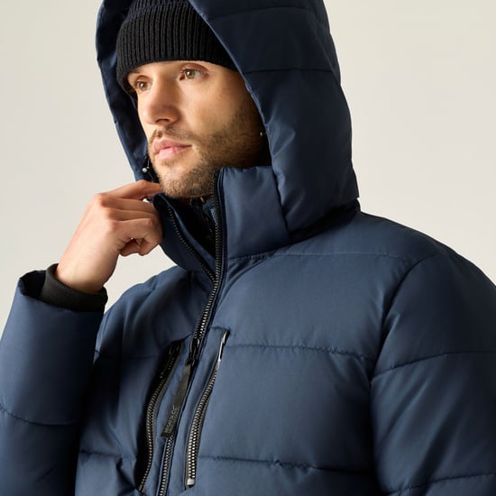 Regatta Mens Layska Padded Jacket (Navy) - Image 3