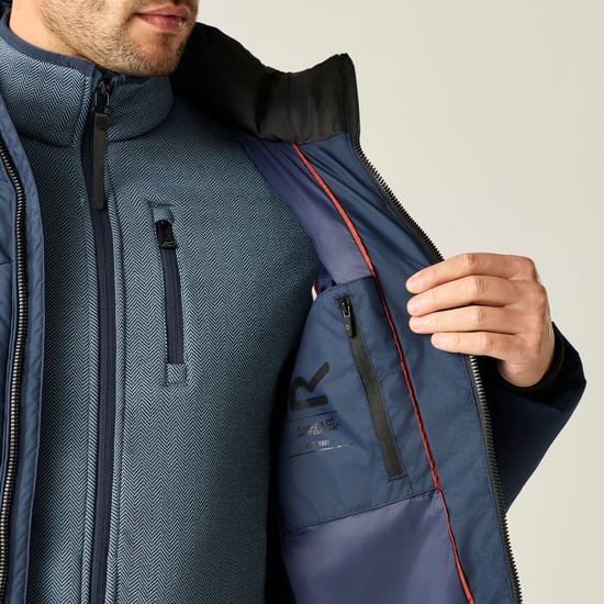 Regatta Mens Layska Padded Jacket (Navy) - Image 4