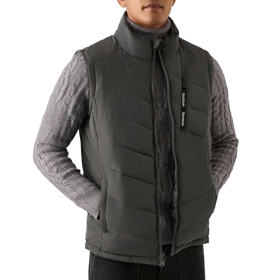 Reebok Mens Reversible Gilet (Charcoal) - Image 1