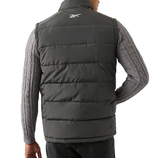 Reebok Mens Reversible Gilet (Charcoal) - Image 2