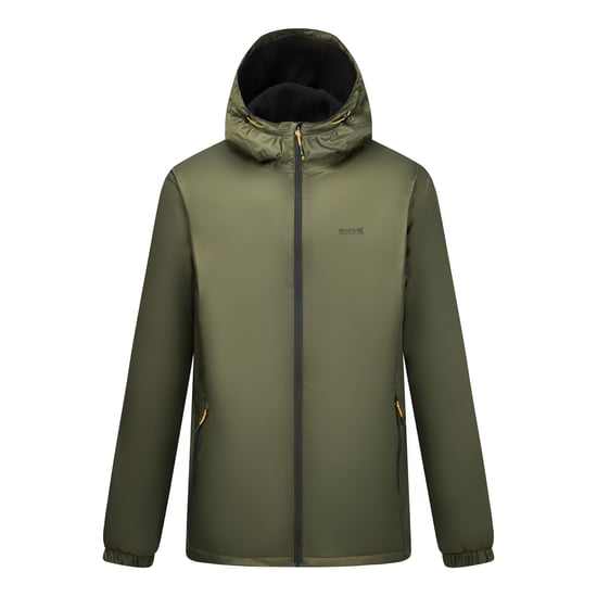 Regatta Mens Kybre Fleece Lined Jacket (Dark Khaki) - Image 2