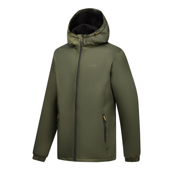 Regatta Mens Kybre Fleece Lined Jacket (Dark Khaki) - Image 4