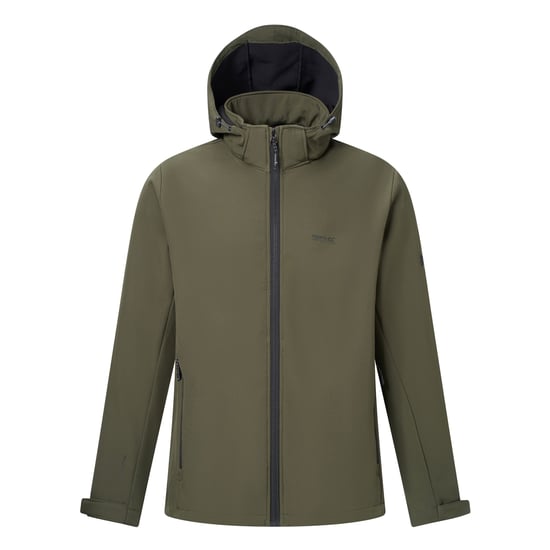 Regatta Heren Denvo windbestendig softshell-jack (Donkere Khaki) - Image 1
