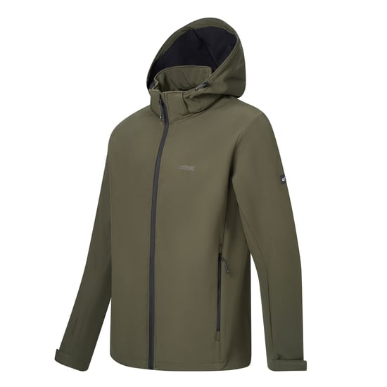 Regatta Heren Denvo windbestendig softshell-jack (Donkere Khaki) - Image 3