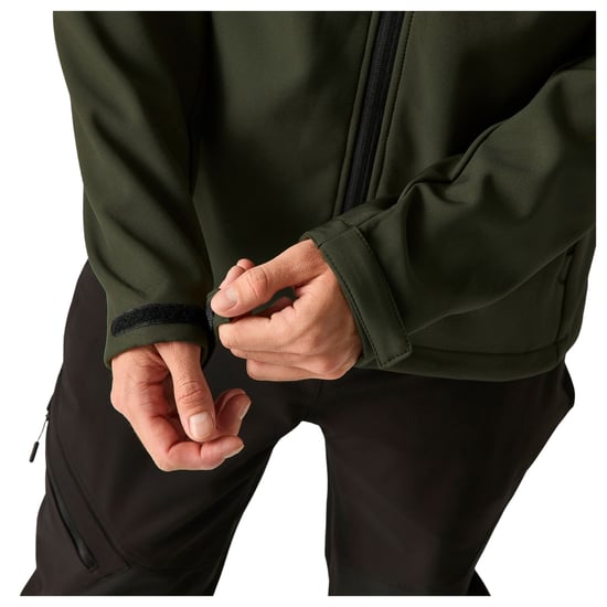 Regatta Heren Denvo windbestendig softshell-jack (Donkere Khaki) - Image 5