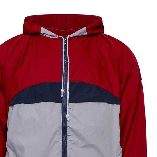 Patrick Mens Classic Hooded Cagoule (Red) - Image 3