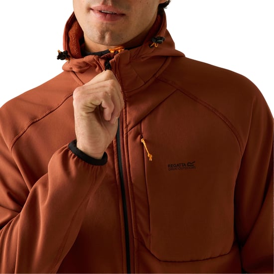 Regatta Heren Ossek Soft Shell Jas (Verbrande Henna) - Image 3