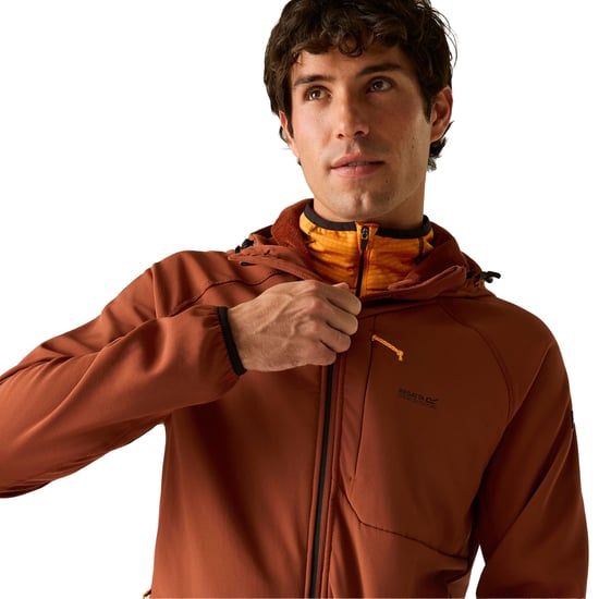 Regatta Heren Ossek Soft Shell Jas (Verbrande Henna) - Image 4
