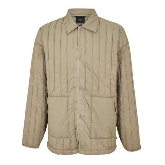 Rains Heren Banja-overshirt met relaxte pasvorm (Drijfhout) - Image 2