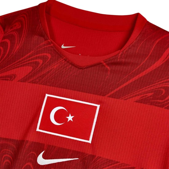 Nike Voetbalshirt voor kinderen, Turkije 2026 (Rood/Wit) - Image 4