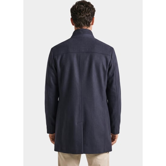 Bos Bright Blue Scotland blue wollen jas caleb coat spe26301ca86sb/4001 - Image 4