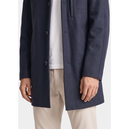Bos Bright Blue Scotland blue wollen jas caleb coat spe26301ca86sb/4001 - Image 5
