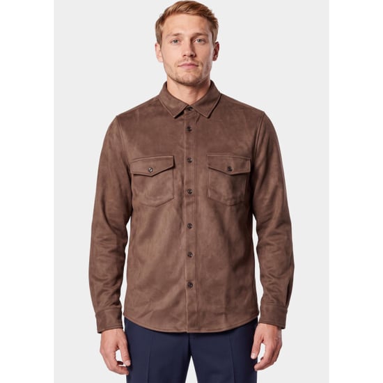 Bos Bright Blue Overshirt 2080/brown - Image 1