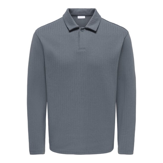 Only & Sons Only & sons onstrey life regular fit poloshirt met lange mouwen - Image 1