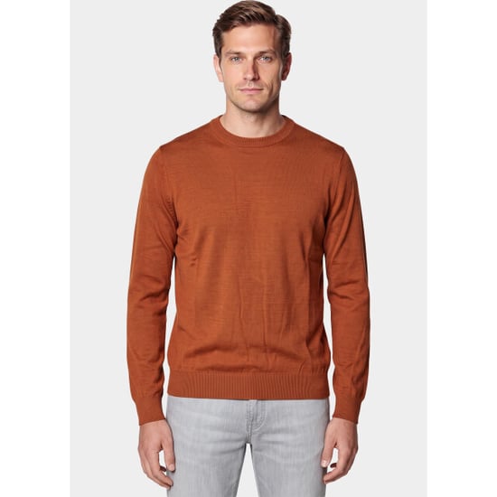 Bos Bright Blue Pullover heren o-hals 262/8042 roest - Image 1