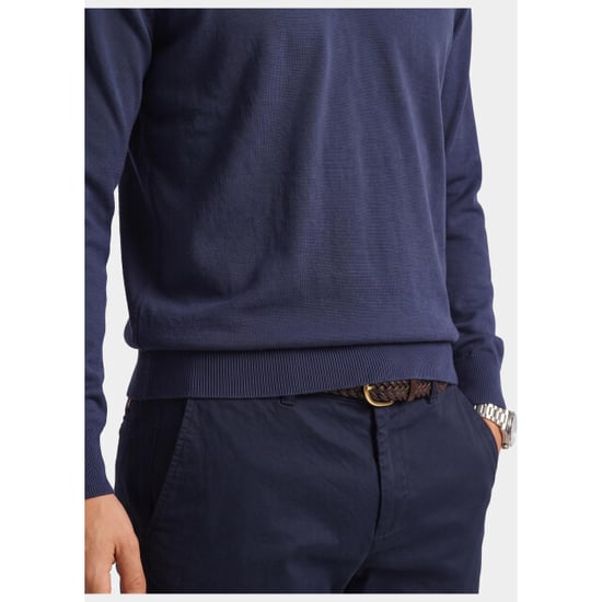 Bos Bright Blue Pullover heren v-hals 263/8189 navy - Image 4