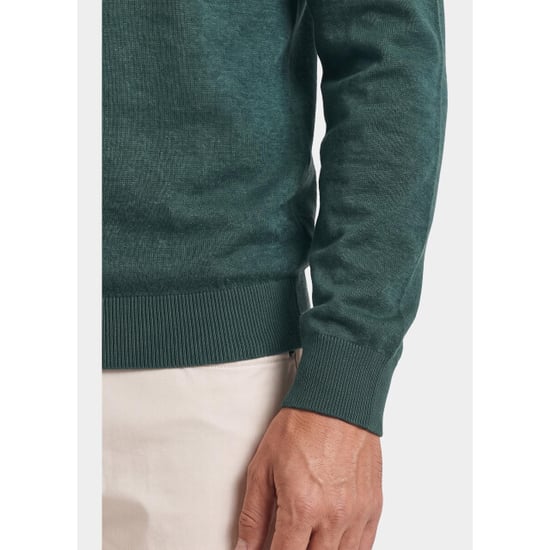 Bos Bright Blue Pullover heren o-hals 262/8142 d.green - Image 5
