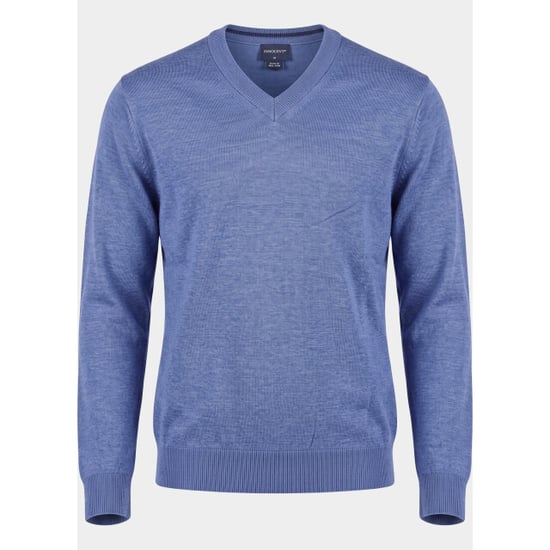 Bos Bright Blue Pullover heren v-hals 263/8159 indigo - Image 2