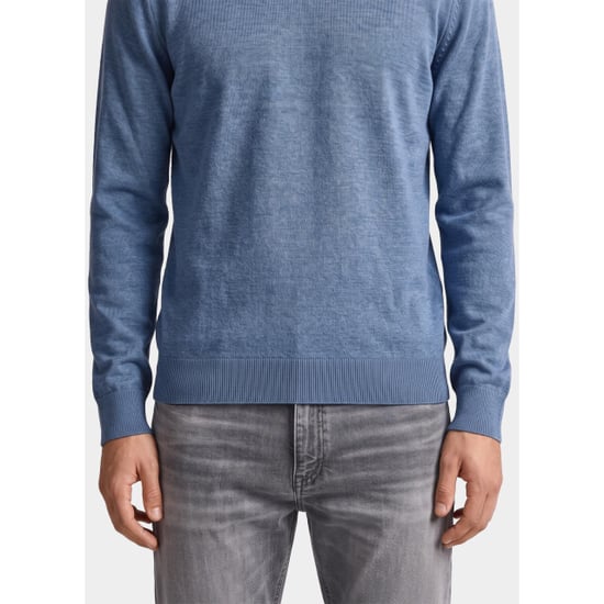 Bos Bright Blue Pullover heren o-hals 262/8153 steel blue - Image 4