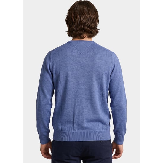 Bos Bright Blue Pullover heren v-hals 263/8159 indigo - Image 5