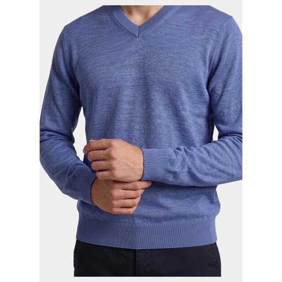Bos Bright Blue Pullover heren v-hals 263/8159 indigo - Image 6