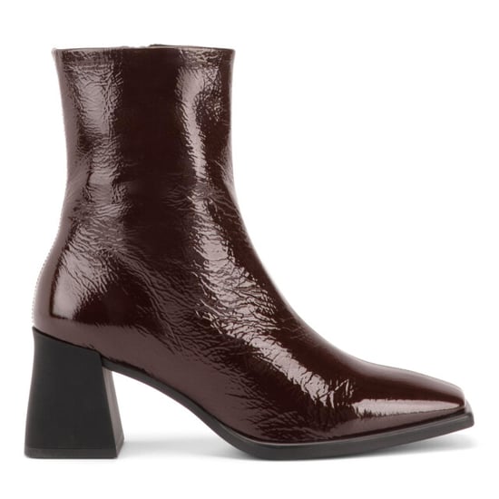 Vagabond Hedda patent leather chocolate enkellaars met hak dames - Image 5
