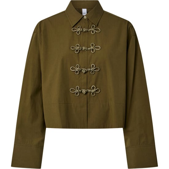 YAS Leema frog ls shirt s. noos dark olive - Image 2
