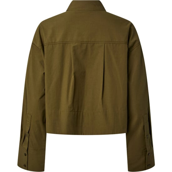 YAS Leema frog ls shirt s. noos dark olive - Image 3