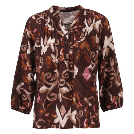 Enjoy Blouse 503313 d. bruin - Image 1