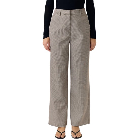 YAS Chekka hw wide pants noos black/w. checks - Image 2