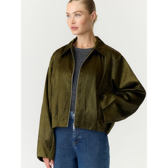 YAS Tira ls bomber jacket s. dark olive - Image 6