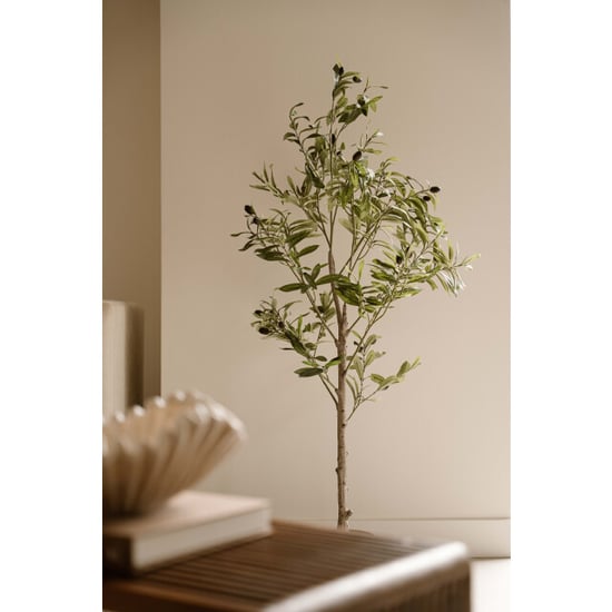 Indore Home Indore silva olijfboom kunstplant 120 cm – mediterrane kunstboom - Image 2