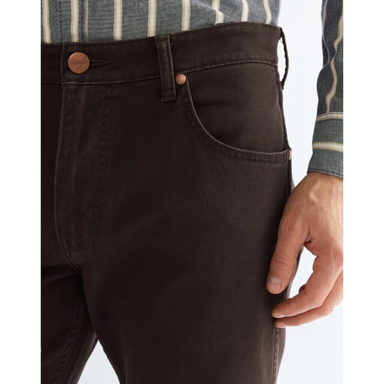 Wrangler Greensboro heren regular straight-fit jeans chocolate torte - Image 4