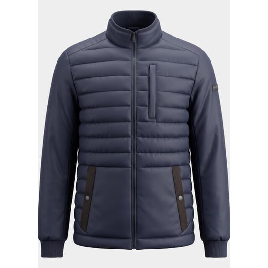 Bos Bright Blue Scotland blue winterjas heren steven outdoor jacket spe26315st89sb/4001 - Image 3
