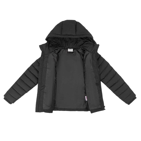 Slazenger Gewatteerde jas met capuchon voor meisjes (Zwart) - Image 3