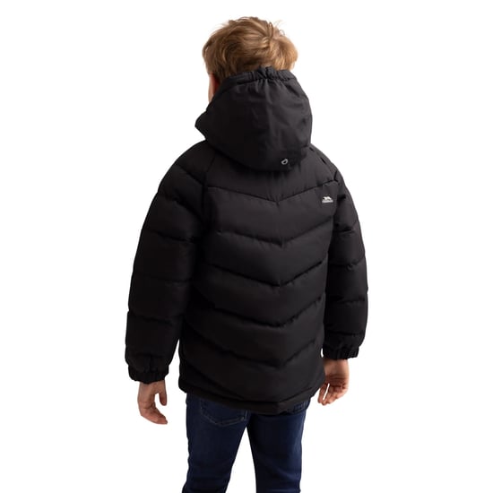 Trespass Gewatteerd kinder/kinderjack Aldery (Zwart) - Image 4