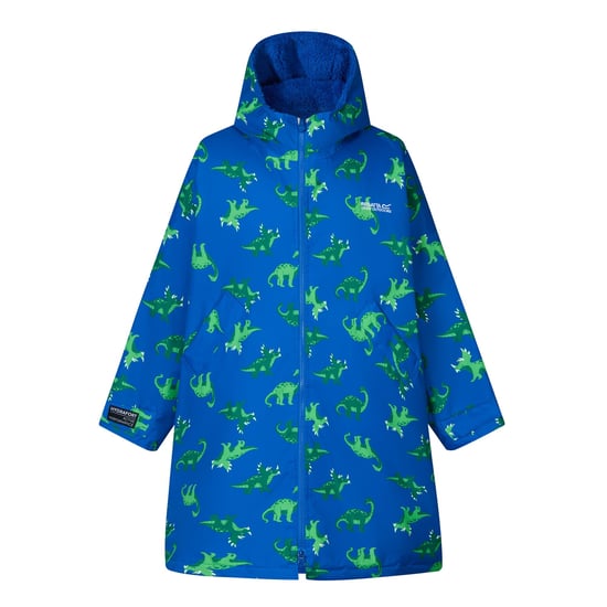 Regatta Kinderbadjas met all-over-print van dinosaurussen (Olympisch Blauw) - Image 1