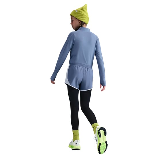 Nike Girls Dri-FIT Half Zip Long-Sleeved Top (Indigo) - Image 3
