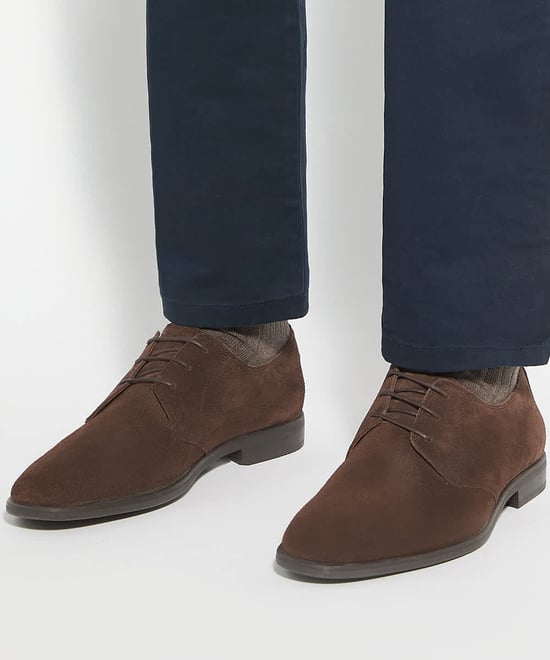 Dune Mens Burtford - Suede Lace-Up Gibson - Image 3
