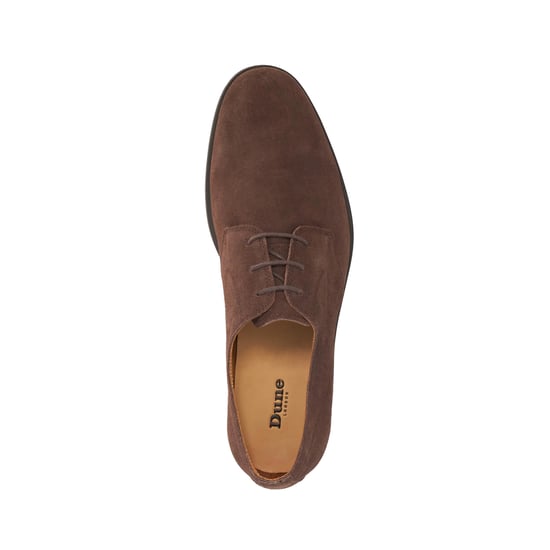 Dune Mens Burtford - Suede Lace-Up Gibson - Image 4