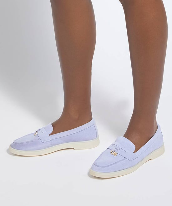 Dune Ladies Grinning - Suede Slip On Loafers - Image 3