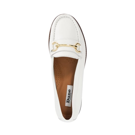 Dune Ladies Wf Glenny - Wide Fit Snaffle Trim Loafers - Image 4