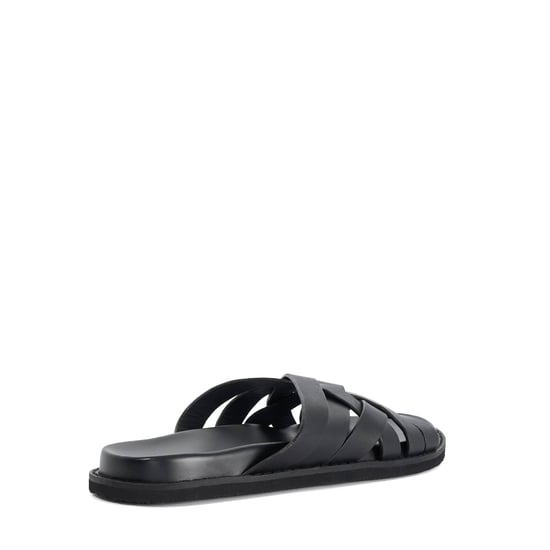 Dune Mens Iddris - Leather Woven Slip-On Sandals - Image 4