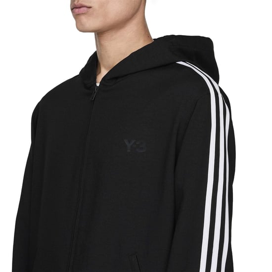 Men's Y-3 Y 3 Hooded 3 Stri in black - Image 5