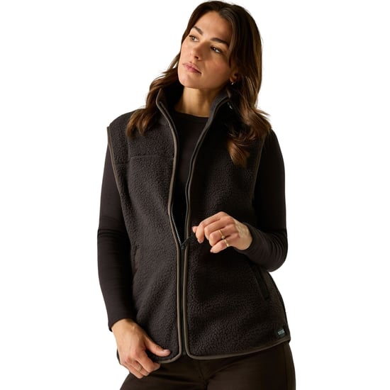 Regatta Womens/Ladies Frankie Borg Body Warmer (Dark Chocolate) - Image 1