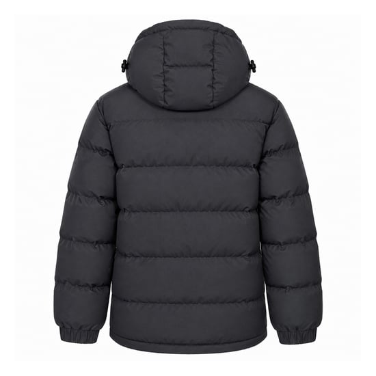 Trespass Boys Tuff Padded Jacket (Dark Grey) - Image 2