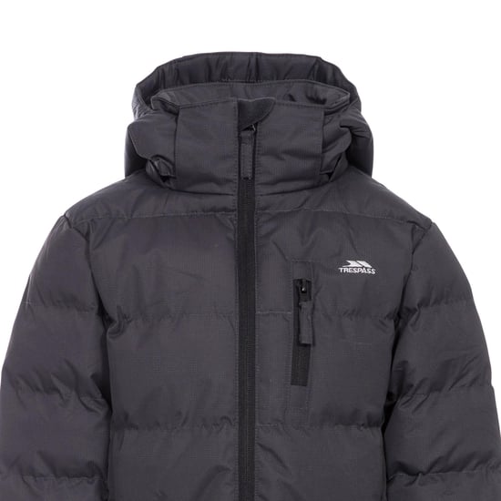 Trespass Boys Tuff Padded Jacket (Dark Grey) - Image 3