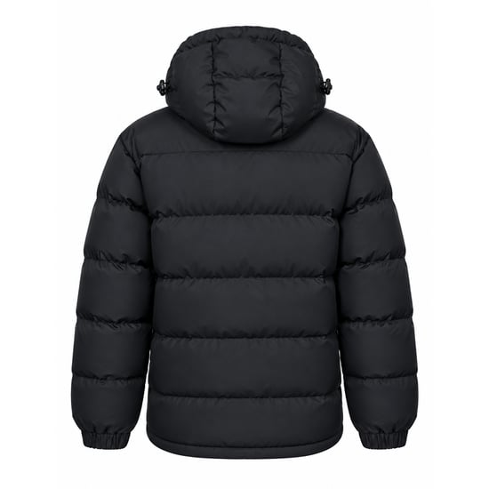 Trespass Boys Tuff Padded Jacket (Black) - Image 2