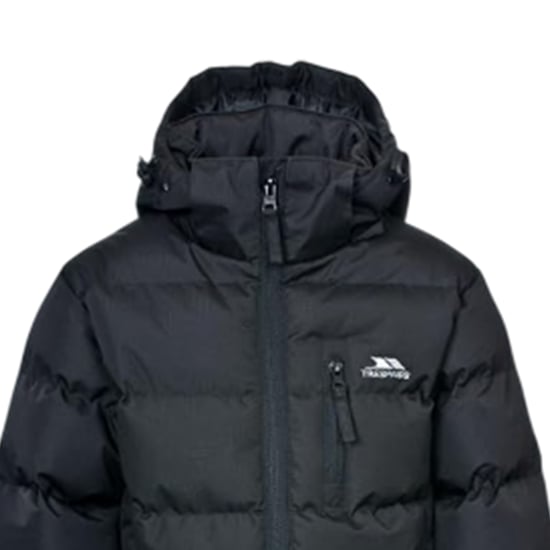 Trespass Boys Tuff Padded Jacket (Black) - Image 3