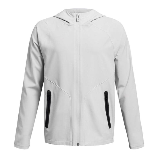Under Armour Huvtröja för pojkar, enfärgad, normal passform (Grått) - Image 1